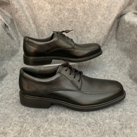 Bostonian Flexlite Men’s Lightweight Shock Absorbing Leather Black Lace Up Shoes - Picture 6 of 11